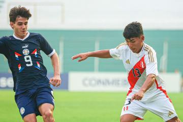 Perú cayó ante Paraguay en el Sudamericano Sub 15