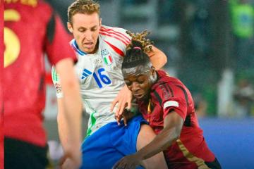Italia empató 2-2 con Bélgica en la Nations League