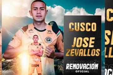 ¡Se queda! Zevallos renovó con Cusco FC