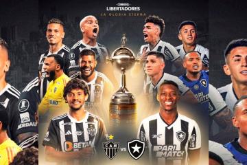 Atlético Mineiro y Botafogo jugarán la final de la Copa Libertadores en Buenos Aires