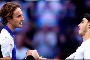Tsitsipas venció a Cerúndolo en Masters 1000 de París