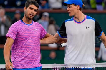 Jannik Sinner y Carlos Alcaraz se enfrentarán por el título del China Open