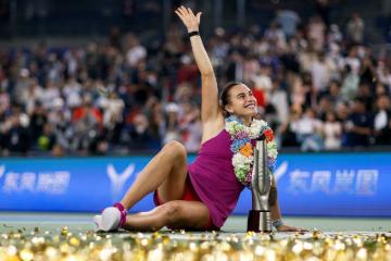 Sabalenka se coronó campeona en Wuhan