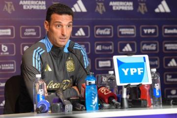 Scaloni: "Respetamos mucho a Bolivia, viene muy bien"