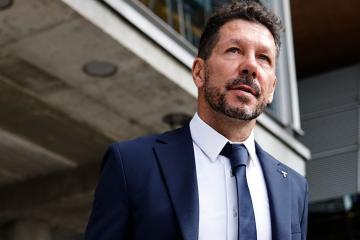 Simeone: "El equipo de a poco va centrándose en el partido de mañana"