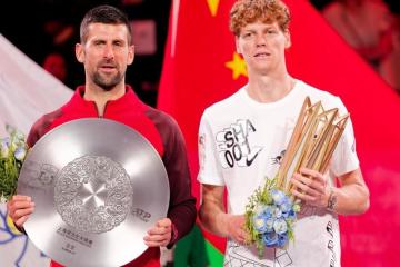 Sinner venció a Djokovic en la final de Shanghai