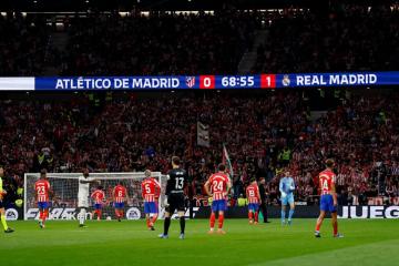 Atlético Madrid fue sancionado tras los incidentes ante Real Madrid