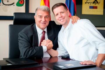 Wojciech Szczesny fue presentado oficialmente en Barcelona