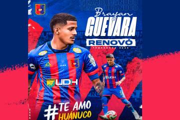 ¡Uno más se queda en Huánuco! Brayan Guevara renovó con Alianza UDH