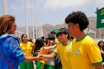 Tait: "Yo entrenaba en un cerro, ahora las nuevas generaciones tienen espacios deportivos de calidad"