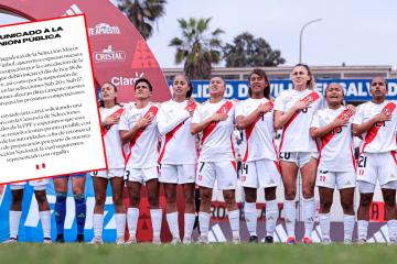 Selección femenina de fútbol y su protesta por suspesión de actividades en fecha Fifa