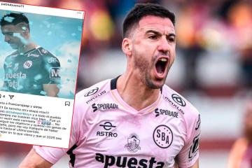 Bueno y su despedida de Sport Boys: "Fue un orgullo para mí vestir esta camiseta"