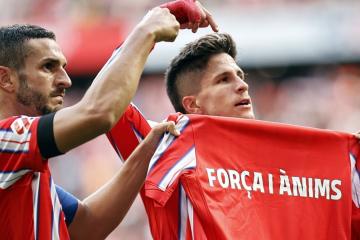 Atlético de Madrid ganó en casa ante Las Palmas