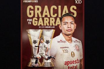 Universitario se despidió de Nelson Cabanillas