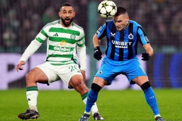 Celtic igualó en casa ante Brujas por la Champions League