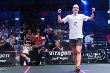 ¡Vamos 'Puma'! Diego Elías venció a Coll y jugará la gran final del Open de Singapur
