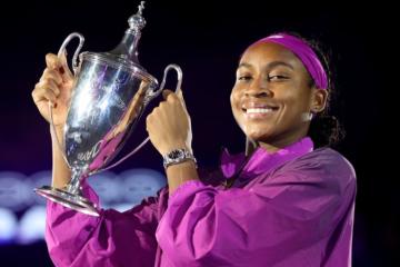 Coco Gauff se coronó campeona en el WTA Finals