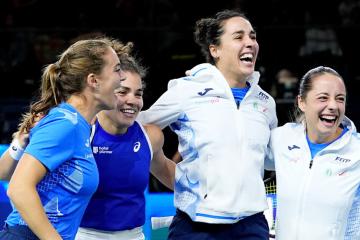 Italia se proclamó campeón de la Billie Jean King Cup