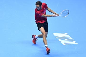 Medvedev consiguió su primer triunfo en el ATP Finals