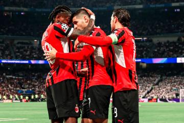 ¡Duro golpe! Milan venció al Real Madrid en el Santiago Bernabéu por la Champions League