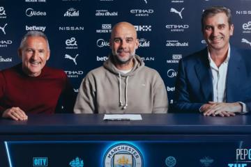 Joseph Guardiola renovó con Manchester City por dos temporadas