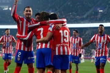 Le dio una 'mano': Atlético de Madrid goleó al Real Valladolid