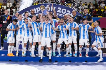 Argentina se coronó campeón del Sudamericano Sub 20 de futsal