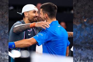 Novak Djokovic y Nick Kyrgios avanzan a octavos en dobles del Brisbane ATP