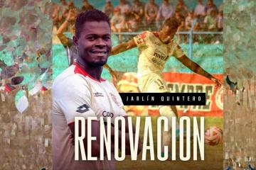 ¡Goleador se queda en UTC! Colombiano Jarlín Quintero renovó con el 'Gavilán del Norte'