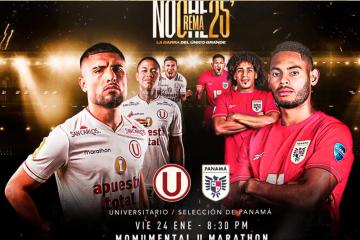 Universitario se enfrentará a la selección de Panamá en