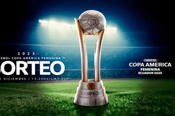 Sorteo de la Copa América Femenina será el 19 de diciembre