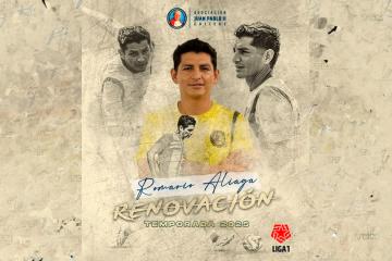 ¡Se queda! Romario Aliaga seguirá vistiendo la camiseta de Juan Pablo II el 2025