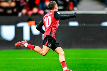 ¡Se acostumbró a ganar! Bayer Levekusen superó al St. Pauli por Bundesliga alemana