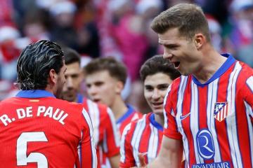 Atlético de Madrid venció al Getafe y alcanzó al Barcelona
