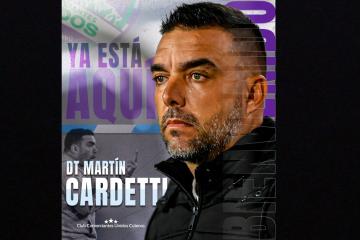 Argentino Martín Cardetti es el nuevo técnico de Comerciantes Unidos