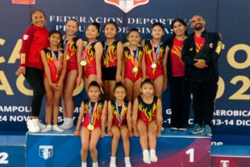 Mía Victoria Rossel busca seguir creciendo en gimnasia y representar al Perú