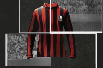 Milan presentó camiseta retro por su 125 aniversario