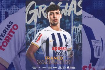 Alianza Lima anunció la desvinculación de Franco Zanelatto
