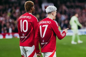 Amorim sobre haber excluido a Rashford y Garnacho: "Yo tomo nota de todo"
