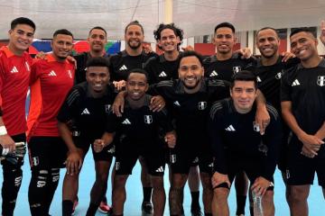 Selección mayor de futsal quedó lista para su debut en los Juegos Bolivarianos 2024