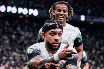 Corinthians, con Carrillo, goleó y está en zona de Copa Libertadores