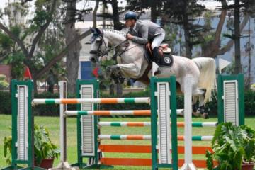 Alonso Valdez se coronó campeón nacional de saltos ecuestres por cuarto año consecutivo