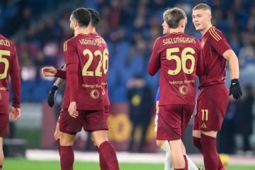 Roma clasificó a los cuartos de final de la Copa Italia
