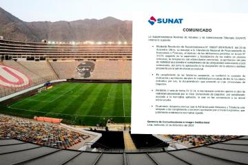 Sunat aprobó plan de viabilidad de Universitario