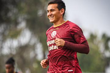 Jairo Vélez cumplió su primer entrenamiento con la 'U'