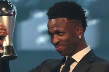 Vinicius se llevó el premio 'The Best'