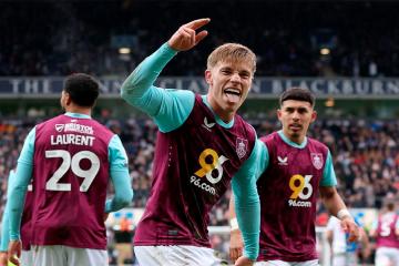 Sin Sonne, Burnley venció por la mínima diferencia a Blackburn por la Championship