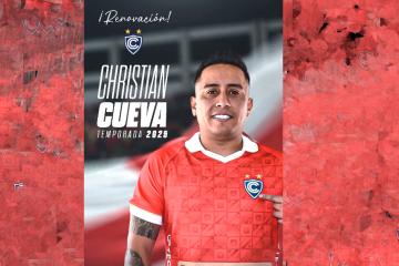 ¡Oficial! Cienciano anunció renovación de Christian Cueva por todo el 2025