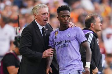 Ancelotti sobre Vinicius: “Es difícil aguantar todo lo que pasa y los insultos”