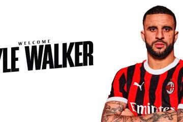 Llega cedido: Kyle Walker fue presentado como nuevo jugador de Milan
